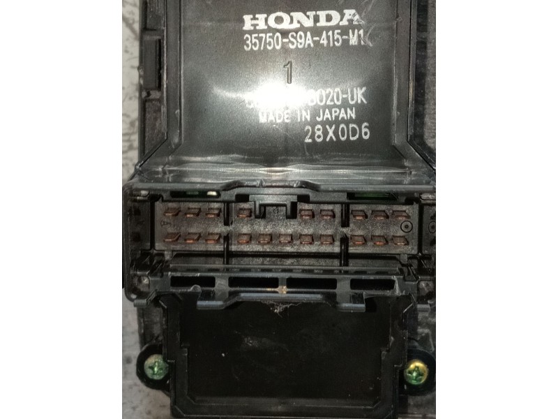Recambio de mando elevalunas delantero izquierdo para honda cr-v ii (rd_) 2.0 (rd5) referencia OEM IAM 35750S9A415M1  