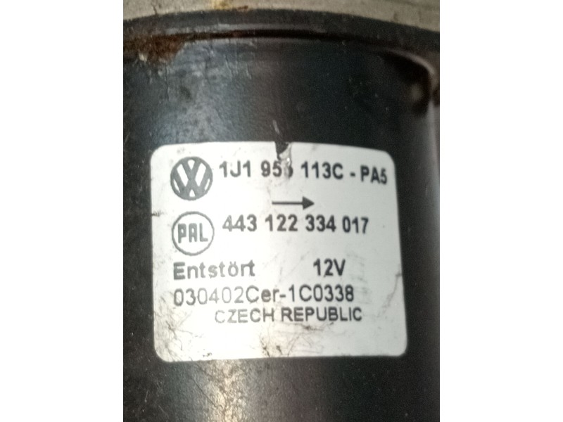 Recambio de motor limpia delantero para seat leon (1m1) 1.9 tdi referencia OEM IAM 1J1955113C 443122334017 