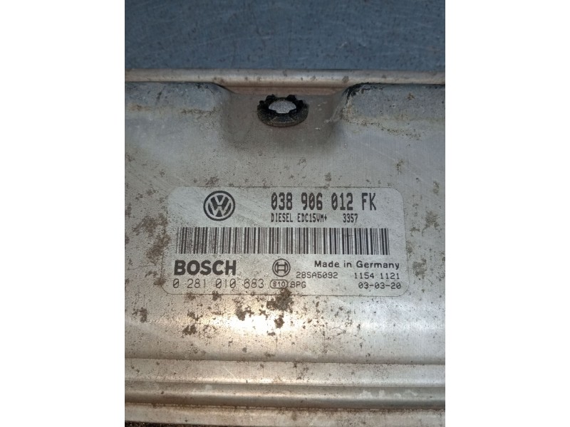 Recambio de centralita motor uce para seat leon (1m1) 1.9 tdi referencia OEM IAM 0281010683 038906012ZK 