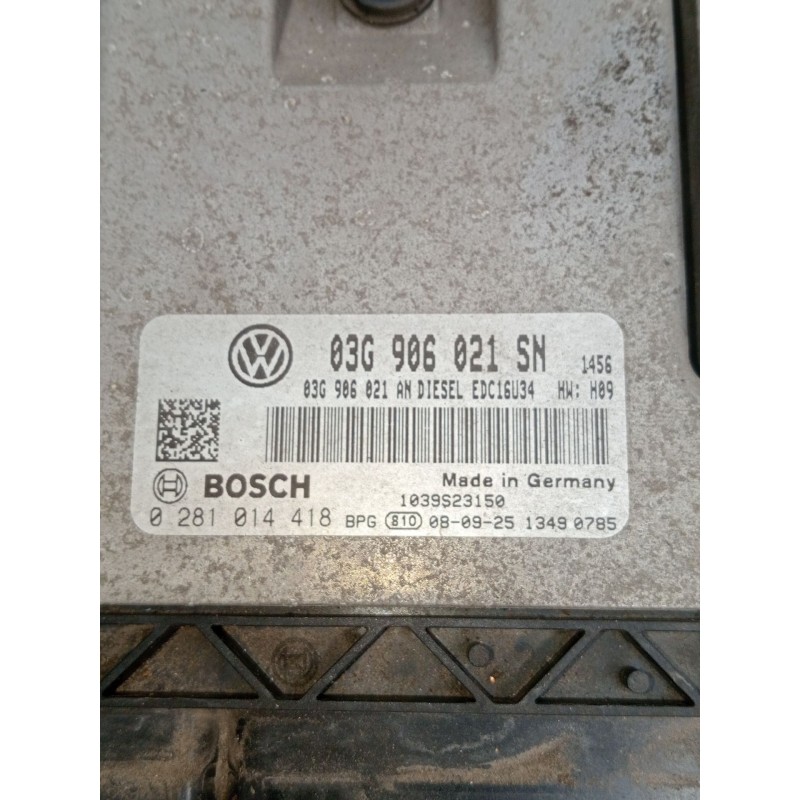 Recambio de centralita motor uce para seat altea xl (5p5, 5p8) 2.0 tdi 16v referencia OEM IAM 0281014418 03G906021SN 