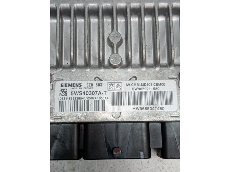 Recambio de centralita motor uce para citroën c5 ii (rc_) 2.0 hdi (rcrhrh) referencia OEM IAM 5WS40307AT SW9659211580 HW96550414