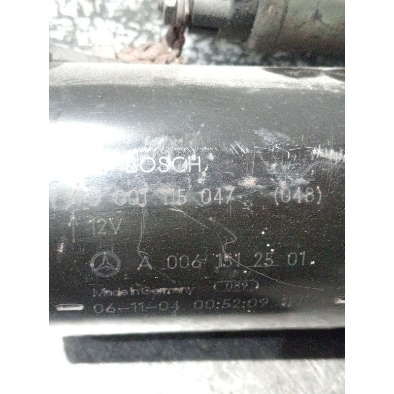 Recambio de motor arranque para mercedes-benz clase c (w203) sportcoupe c 200 cdi (la) (203.707) referencia OEM IAM A0061512501 