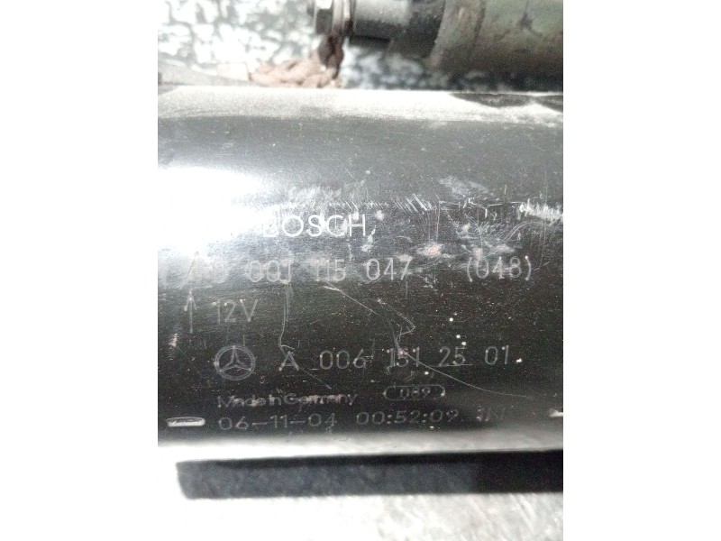 Recambio de motor arranque para mercedes-benz clase c (w203) sportcoupe c 200 cdi (la) (203.707) referencia OEM IAM A0061512501 