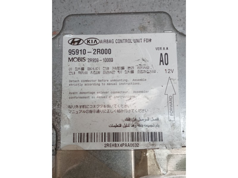 Recambio de centralita airbag para hyundai i30 classic referencia OEM IAM 959102R000 2R95910000 