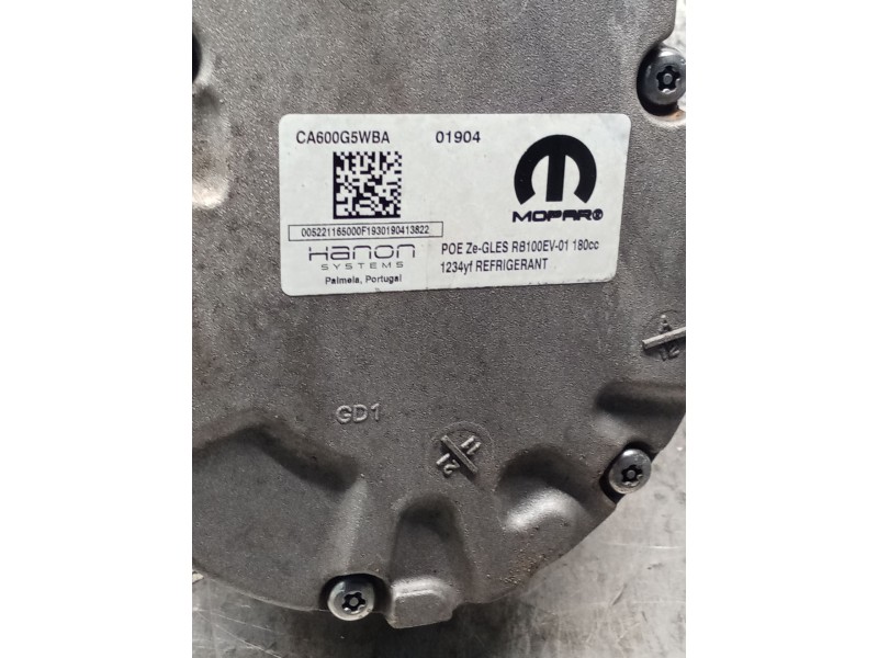 Recambio de compresor aire acondicionado para jeep renegade referencia OEM IAM CA600G5WBA  