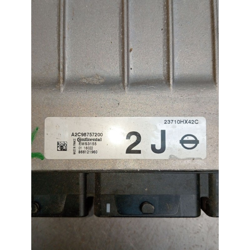 Recambio de centralita motor uce para nissan qashqai ii (j11, j11_) 1.2 dig-t referencia OEM IAM A2C98757200 866121960 
