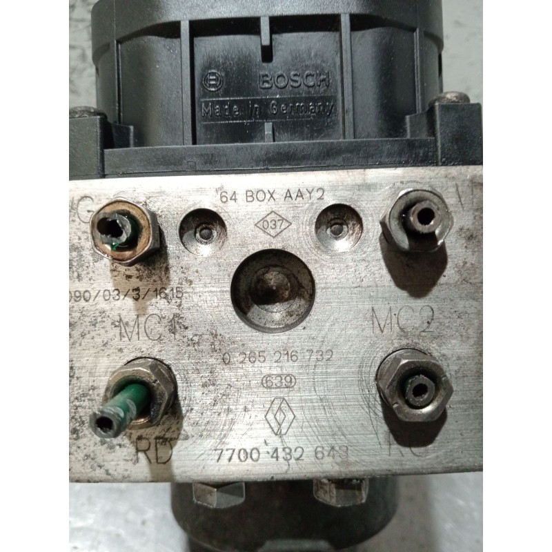 Recambio de abs para renault megane i (ba0/1_) 1.9 dci (ba05, ba1f) referencia OEM IAM 0273004395 0265216732 7700432643