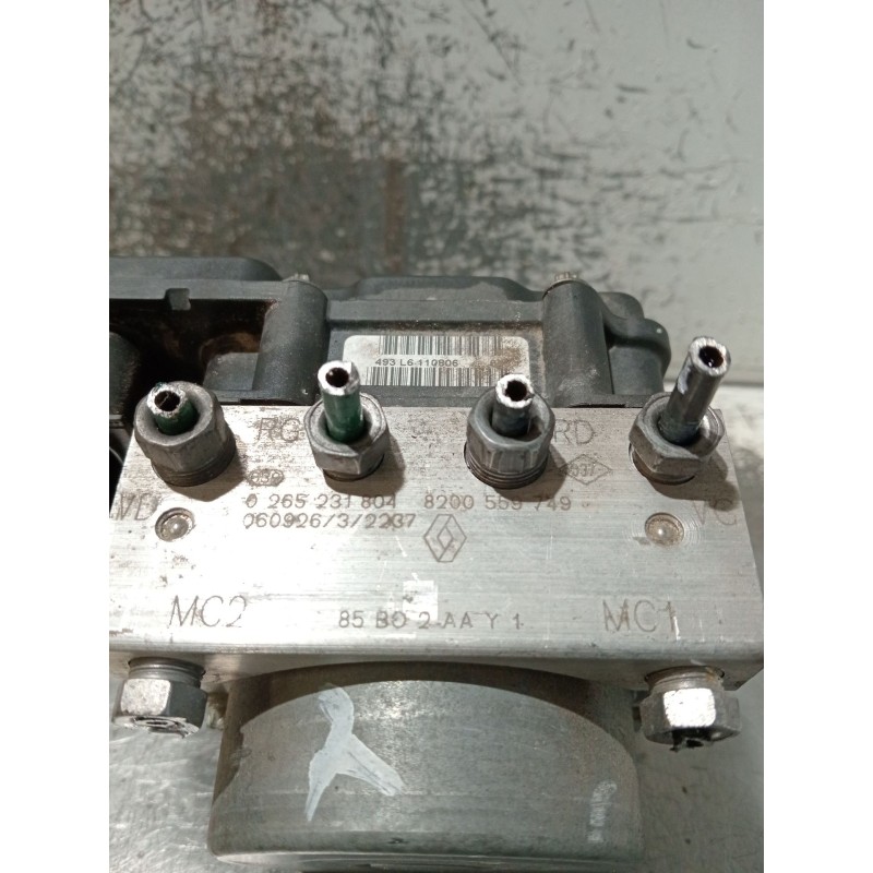 Recambio de abs para renault clio iii (br0/1, cr0/1) 1.2 16v (br02, br0j, br11, cr02, cr0j, cr11) referencia OEM IAM 0265800559 