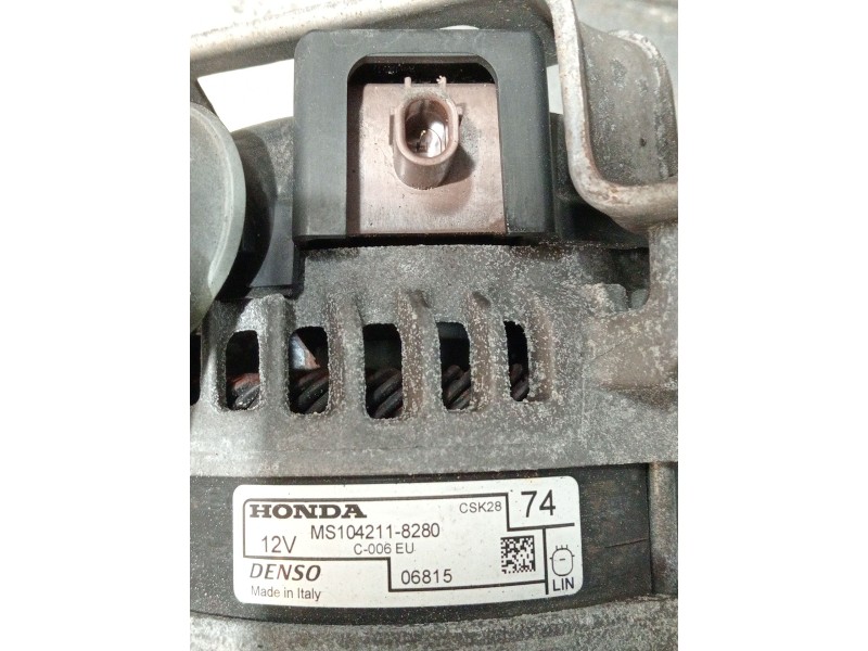 Recambio de alternador para honda civic ix (fk) 1.6 i-dtec (fk3) referencia OEM IAM MS1042118280  