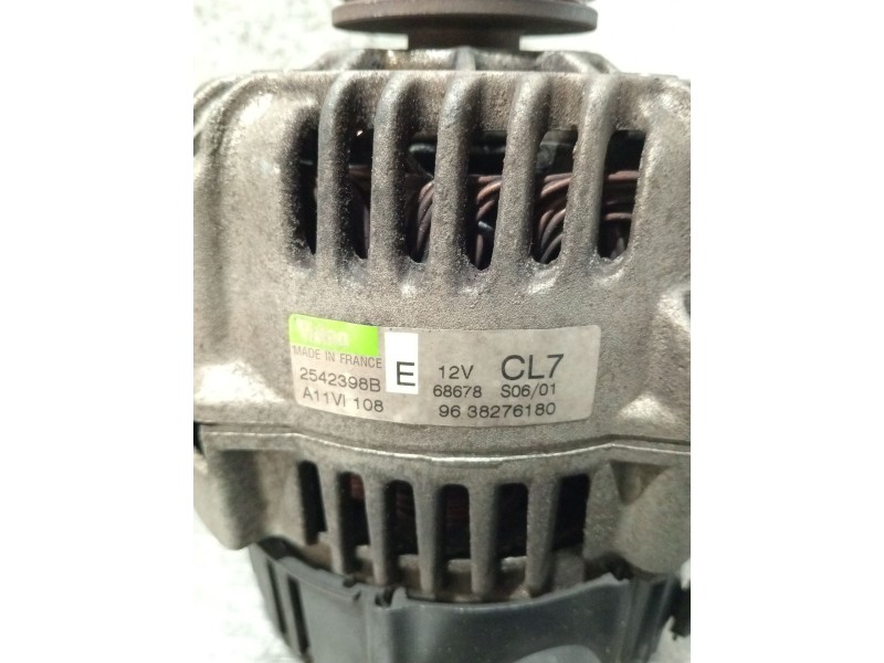 Recambio de alternador para peugeot 306 (7b, n3, n5) 1.6 referencia OEM IAM 9638276180 2542398B 