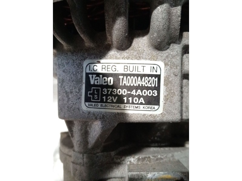 Recambio de alternador para hyundai h-1 furgoneta (a1) 2.5 crdi referencia OEM IAM 373004A003 TA000A48201 
