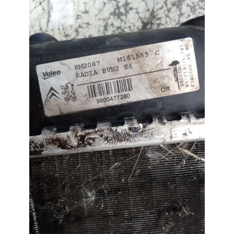 Recambio de radiador agua para citroën c4 ii (nc_) 1.6 bluehdi 100 referencia OEM IAM RM2087 M161553C  