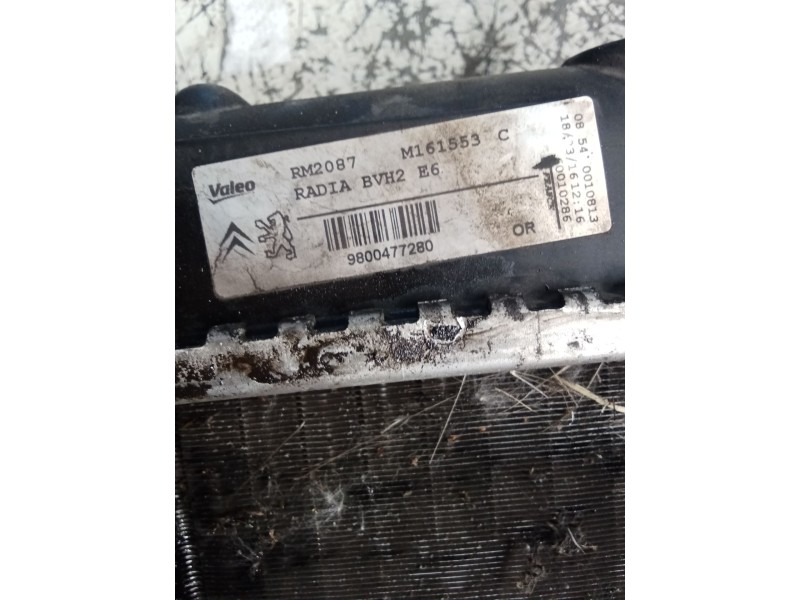 Recambio de radiador agua para citroën c4 ii (nc_) 1.6 bluehdi 100 referencia OEM IAM RM2087 M161553C  