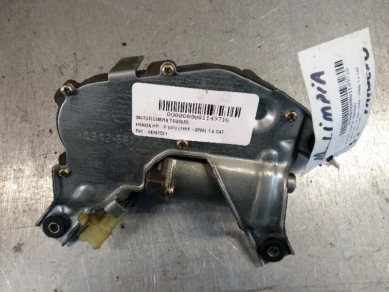 Recambio de motor limpia trasero para honda hr-v (gh) 1.6 cat referencia OEM IAM 34342581  