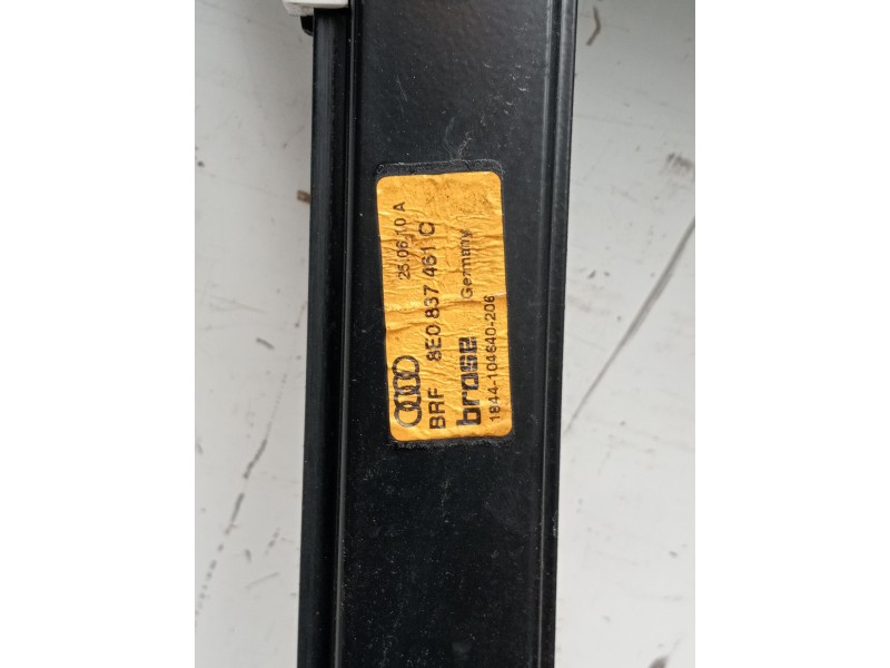 Recambio de elevalunas delantero izquierdo para seat exeo (3r2) 2.0 tdi referencia OEM IAM 8E0837461C 4P 8E0837629