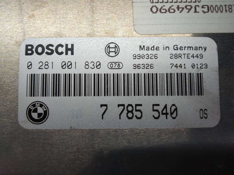 Recambio de centralita motor uce para bmw serie 5 berlina (e39) 530d referencia OEM IAM 0281001830 7785540 