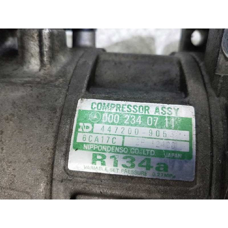 Recambio de compresor aire acondicionado para mercedes clase c (w202) berlina 2.5 diesel cat referencia OEM IAM 4472009053 00023