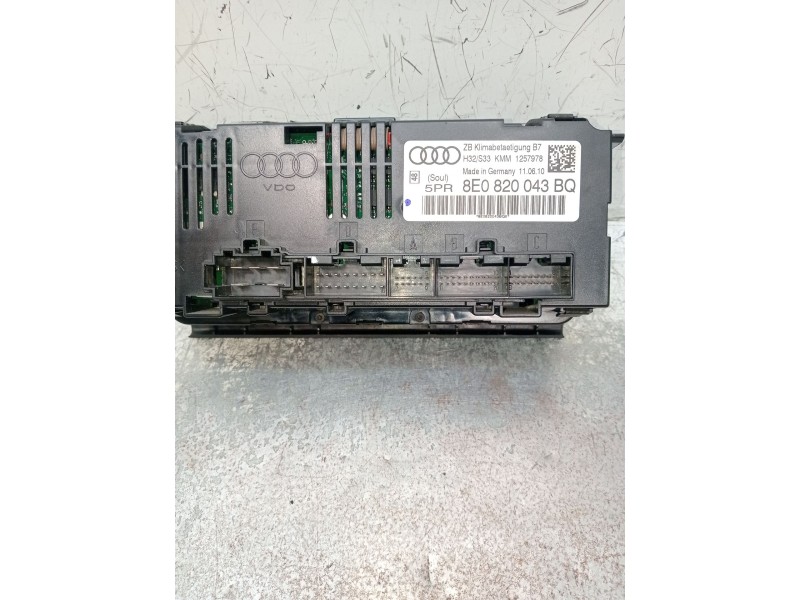 Recambio de mando calefaccion / aire acondicionado para seat exeo (3r2) 2.0 tdi referencia OEM IAM 8E0820043BQ 1257978 