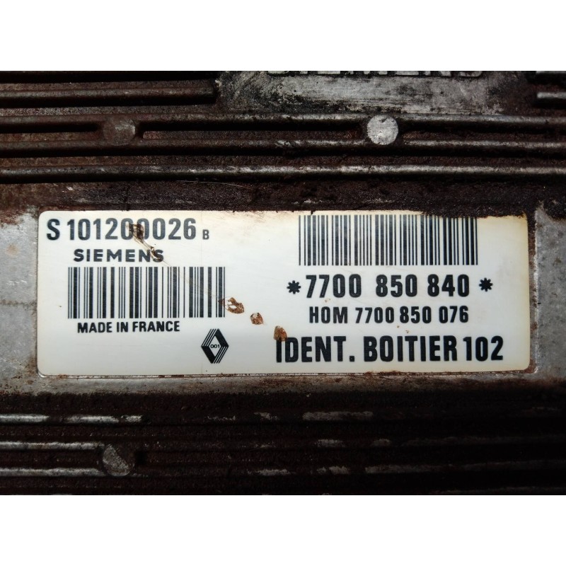 Recambio de centralita cambio automatico para renault clio i fase i+ii (b/c57) 1.4 referencia OEM IAM S101200026B 7700850840 770