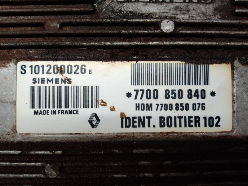Recambio de centralita cambio automatico para renault clio i fase i+ii (b/c57) 1.4 referencia OEM IAM S101200026B 7700850840 770