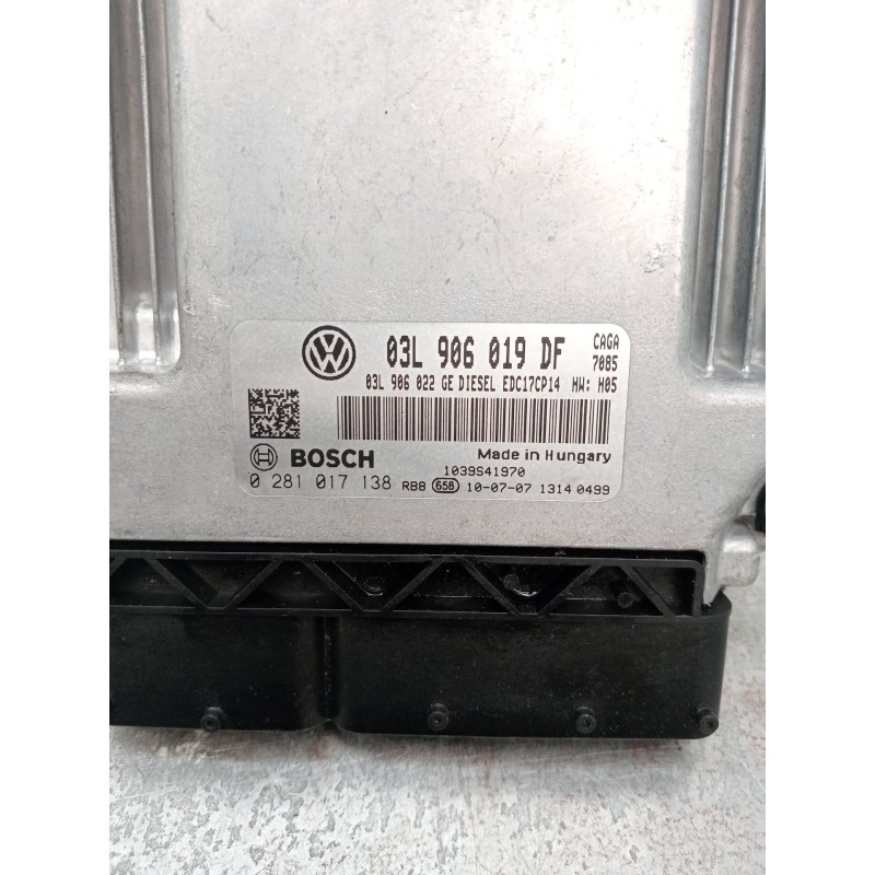 Recambio de centralita motor uce para seat exeo (3r2) 2.0 tdi referencia OEM IAM 0281017138 03L906019DF 1039S41970