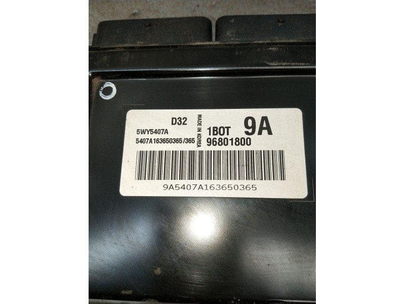 Recambio de centralita motor uce para chevrolet matiz (m200, m250) 0.8 referencia OEM IAM 5WY5407A 96801800 