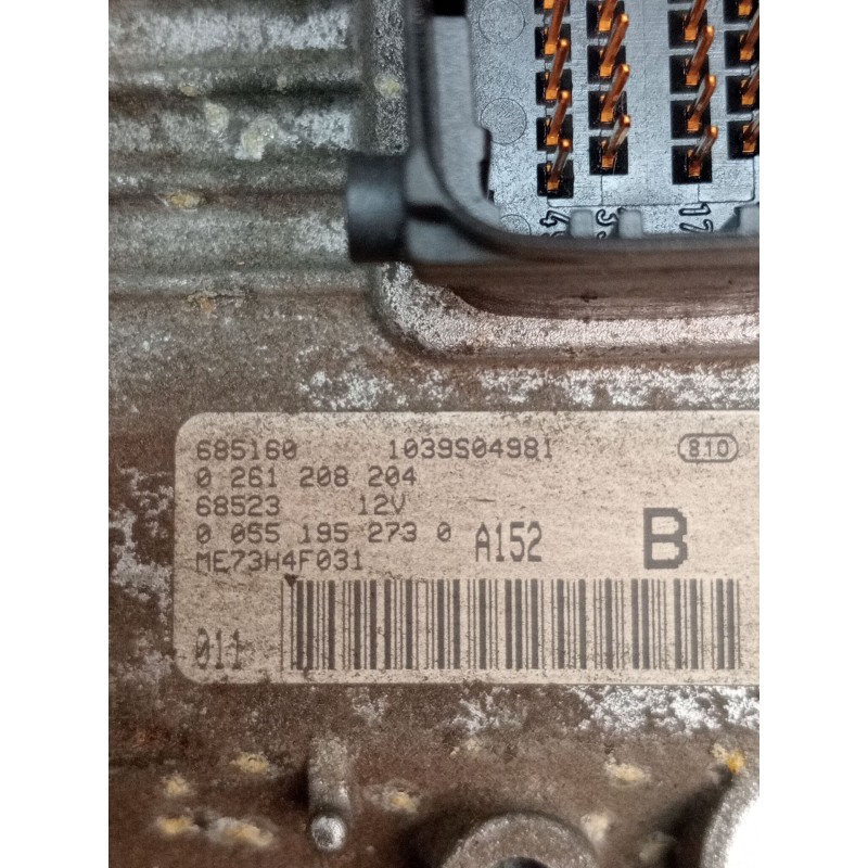 Recambio de centralita motor uce para fiat stilo (192_) 1.4 16v (192axh1b, 192bxh1b) referencia OEM IAM 0261208204 1039S04981 00