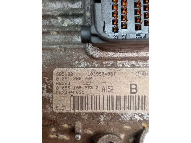 Recambio de centralita motor uce para fiat stilo (192_) 1.4 16v (192axh1b, 192bxh1b) referencia OEM IAM 0261208204 1039S04981 00