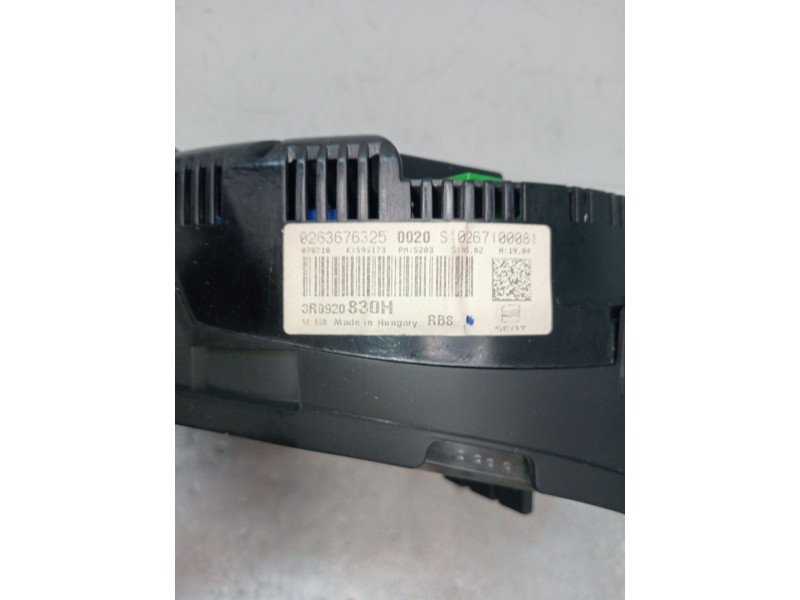 Recambio de cuadro instrumentos para seat exeo (3r2) 2.0 tdi referencia OEM IAM 0263676325 3R0920830H 0267100081