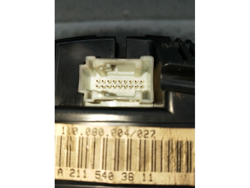 Recambio de cuadro instrumentos para mercedes-benz clase e (w211) e 270 cdi (211.016) referencia OEM IAM 110080004027 A211540361