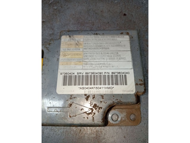 Recambio de kit airbag para isuzu d-max i (tfr, tfs) 3.0 ditd 4x4 (tfs77h) referencia OEM IAM 97360404 8973604090 8973604040