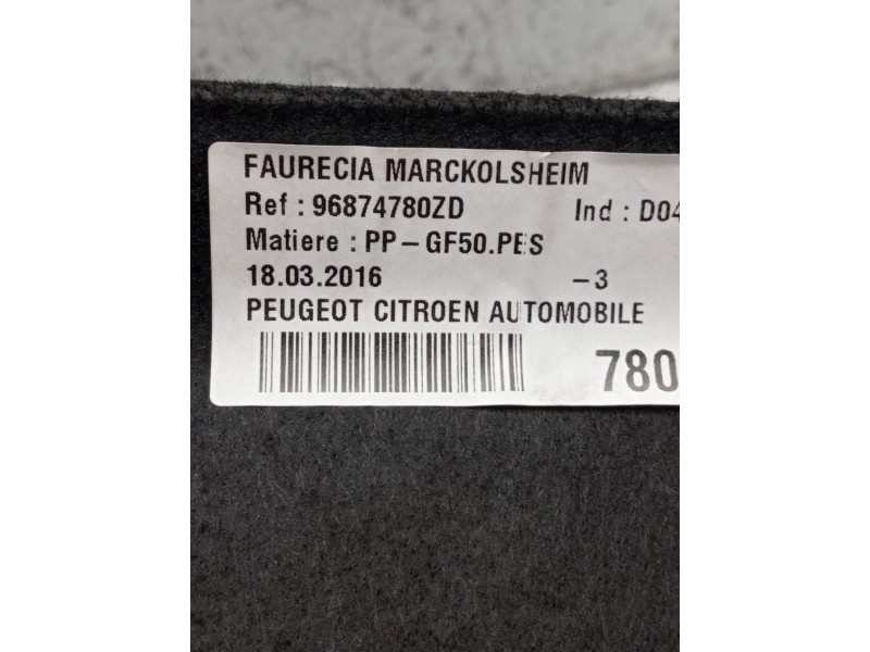 Recambio de bandeja trasera para citroën c4 ii (nc_) 1.6 bluehdi 100 referencia OEM IAM 96874780ZD  