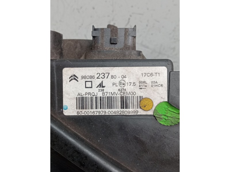 Recambio de faro derecho para citroën c4 ii (nc_) 1.6 bluehdi 100 referencia OEM IAM 9808623780  