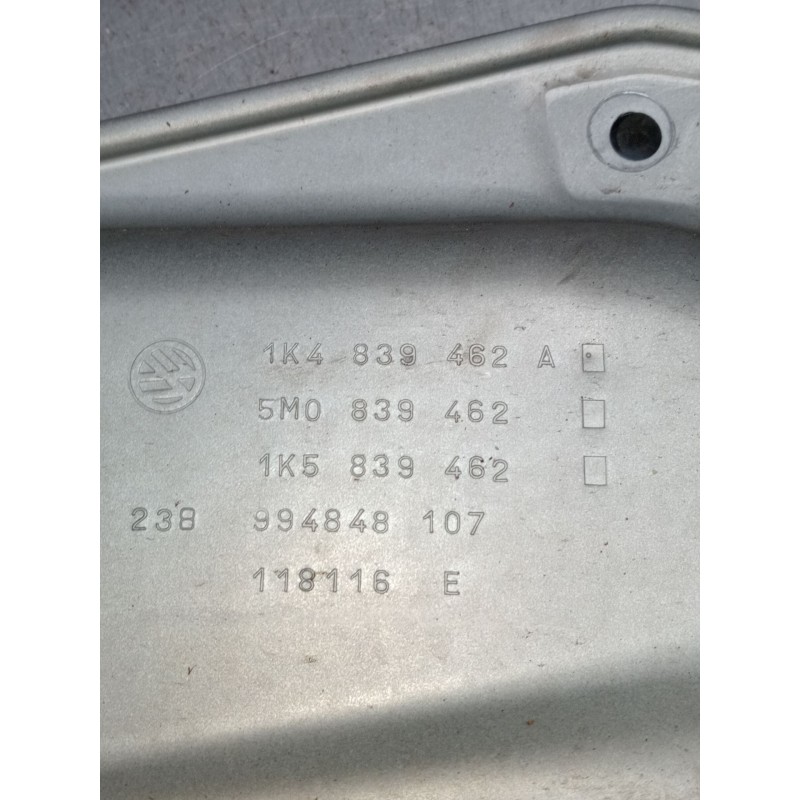 Recambio de elevalunas trasero derecho para volkswagen golf v berlina (1k1) gt sport referencia OEM IAM 1K4839462A 5M0839462 1K5