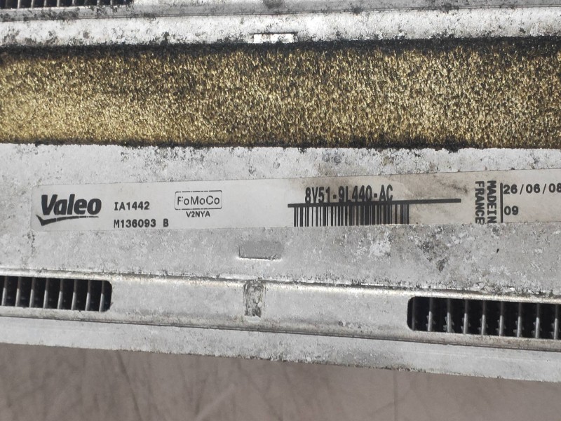 Recambio de intercooler para ford fiesta (cb1) econetic referencia OEM IAM 8V519L440AC M136093B 