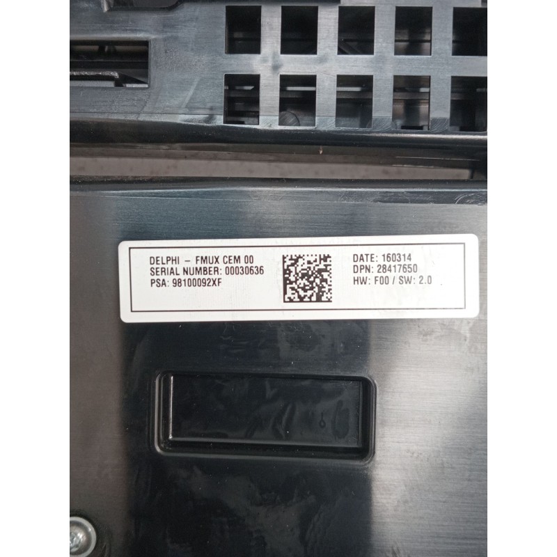 Recambio de mando calefaccion / aire acondicionado para citroën c4 ii (nc_) 1.6 bluehdi 100 referencia OEM IAM 98100092XF  