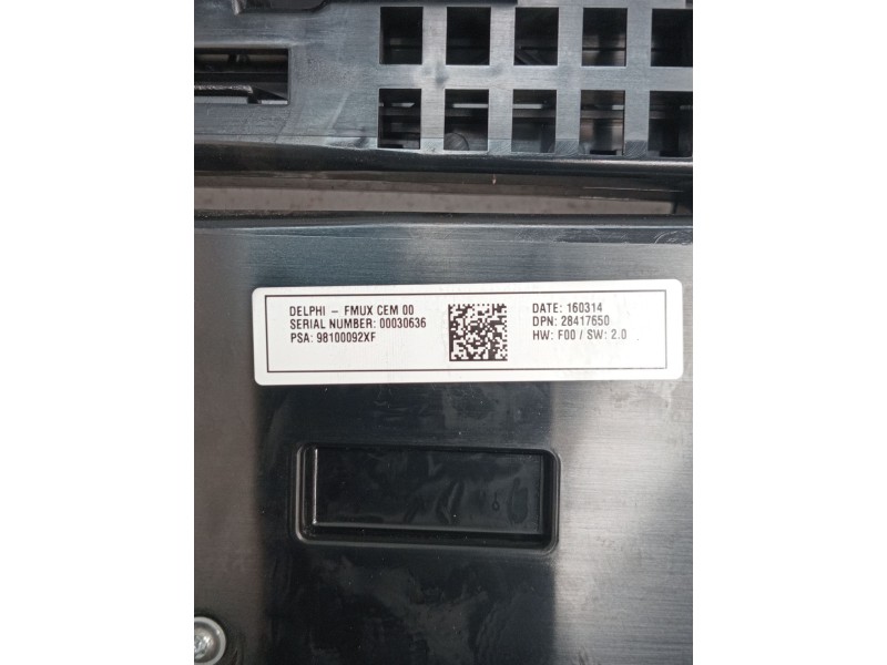 Recambio de mando calefaccion / aire acondicionado para citroën c4 ii (nc_) 1.6 bluehdi 100 referencia OEM IAM 98100092XF  