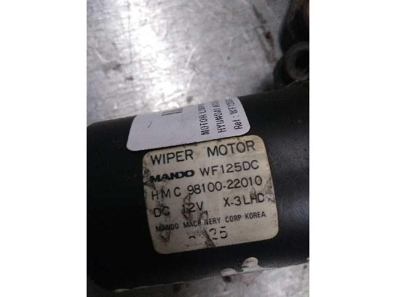 Recambio de motor limpia delantero para hyundai accent (x3) 1.5 gls referencia OEM IAM WF125DC 9810022010  Recambio de motor limpia delantero para hyundai accent (x3) 1.5 gls referencia OEM IAM WF125DC 9810022010