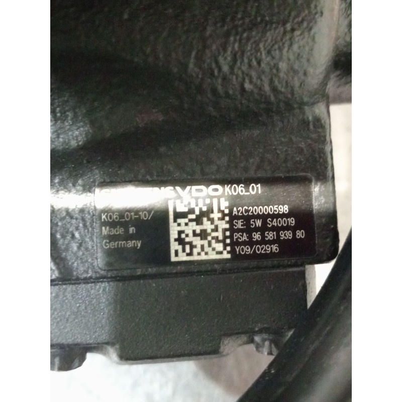 Recambio de bomba inyeccion para citroën c5 ii (rc_) 2.0 hdi (rcrhrh) referencia OEM IAM 9658193980 A2C20000598 SIEMENS