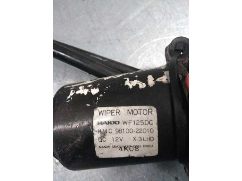 Recambio de motor limpia delantero para hyundai accent (x3) 1.3 cat referencia OEM IAM WF125DC 9810022010 