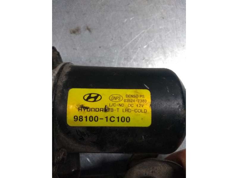 Recambio de motor limpia delantero para hyundai getz (tb) 1.1 12v cat referencia OEM IAM 035247380 981001C100 