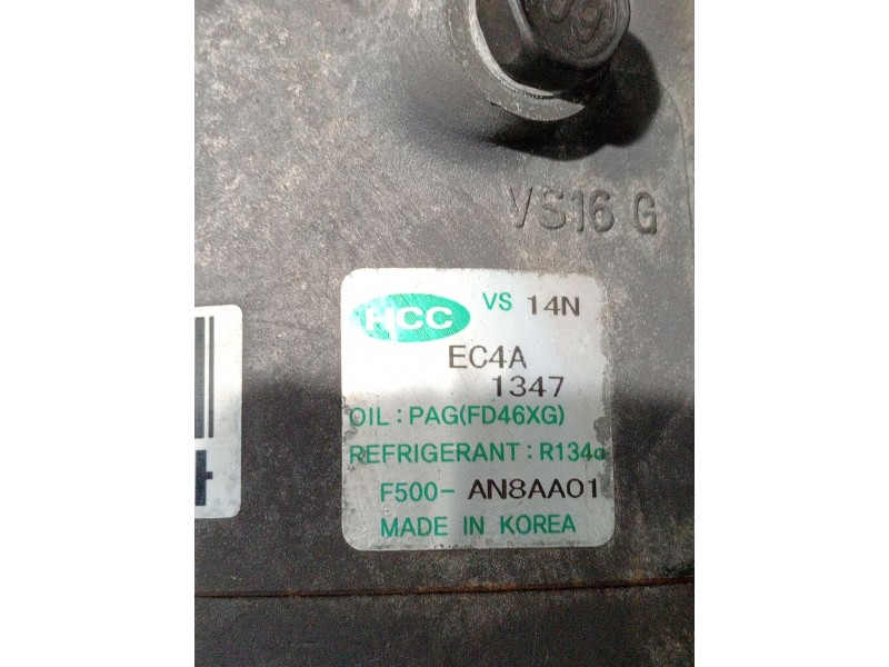 Recambio de compresor aire acondicionado para hyundai i30 classic referencia OEM IAM F500AN8AA01  