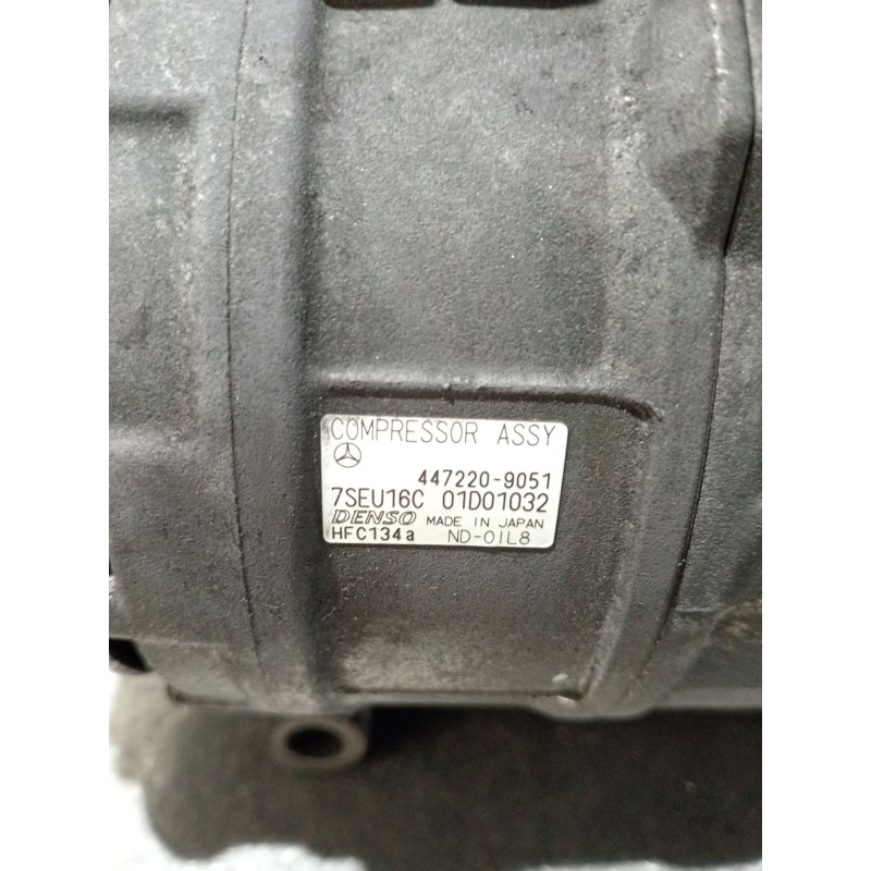 Recambio de compresor aire acondicionado para mercedes-benz clase e (w211) e 270 cdi (211.016) referencia OEM IAM 4472209051  