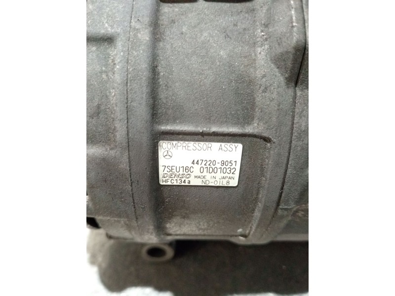 Recambio de compresor aire acondicionado para mercedes-benz clase e (w211) e 270 cdi (211.016) referencia OEM IAM 4472209051  