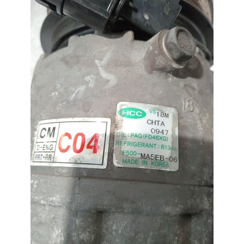 Recambio de compresor aire acondicionado para hyundai santa fé ii (cm) 2.2 crdi referencia OEM IAM F500MA5EB06  