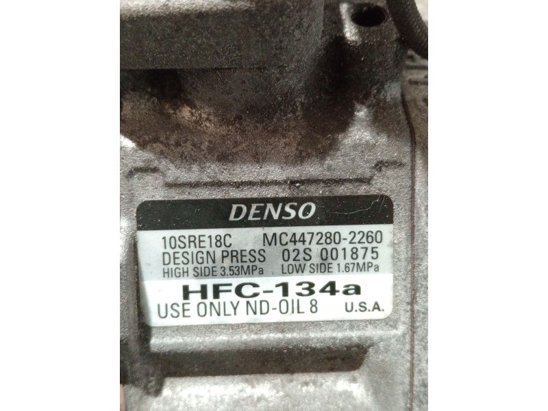 Recambio de compresor aire acondicionado para honda civic ix (fk) 1.6 i-dtec (fk3) referencia OEM IAM 4472802260  