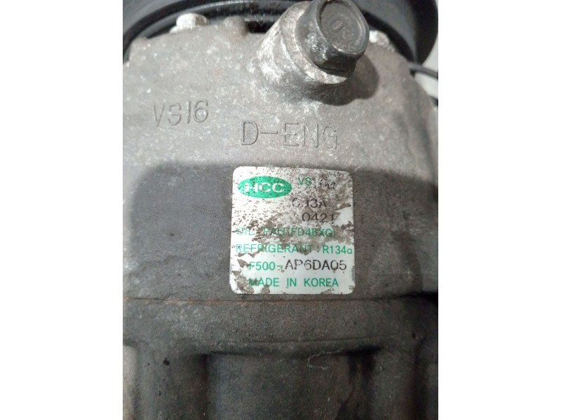 Recambio de compresor aire acondicionado para kia cee´d sw (ed) 2.0 crdi 140 referencia OEM IAM F500AP6DA05  