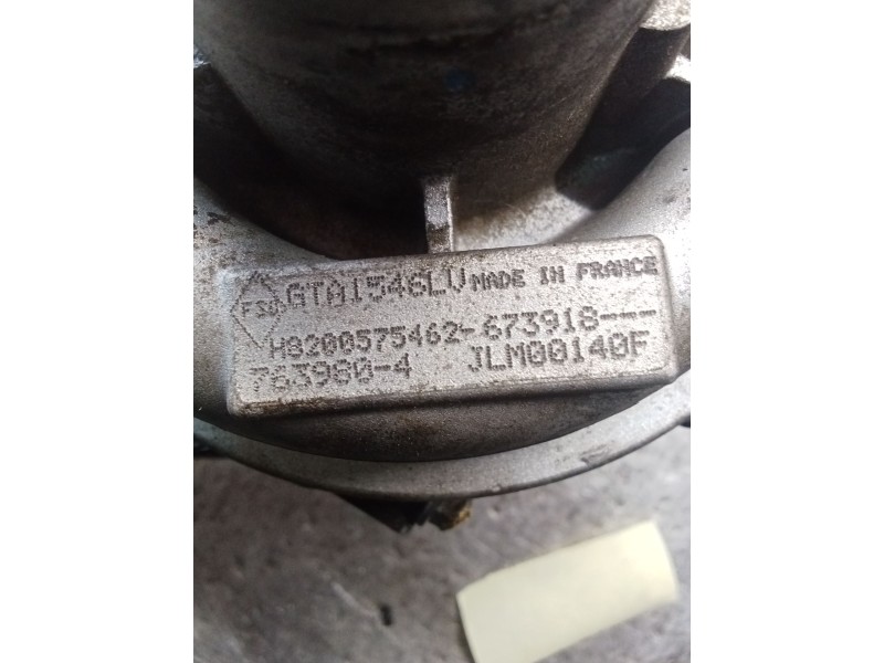 Recambio de turbocompresor para renault megane ii sedán (lm0/1_) 1.9 dci referencia OEM IAM GTA1546LV H8200575462  Recambio de turbocompresor para renault megane ii sedán (lm0/1_) 1.9 dci referencia OEM IAM GTA1546LV H8200575462