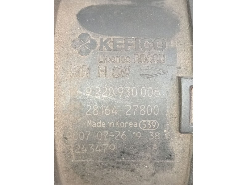 Recambio de caudalimetro para hyundai santa fé ii (cm) 2.2 crdi referencia OEM IAM 9220930006 2816427800 
