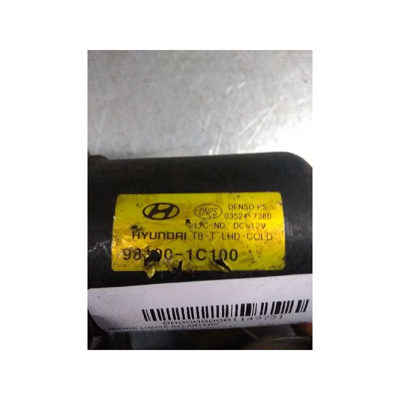 Recambio de motor limpia delantero para hyundai getz (tb) 1.1 12v cat referencia OEM IAM 035247380 981001C100 